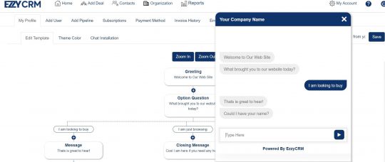 EzzyCRM-FREE-ChatBot